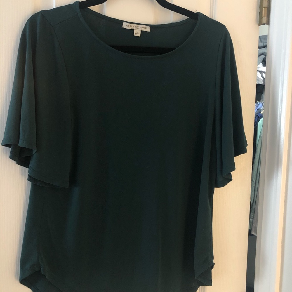 Green blouse